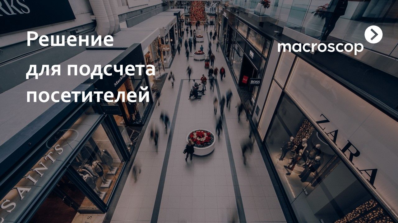 Решение для подсчета посетителей 