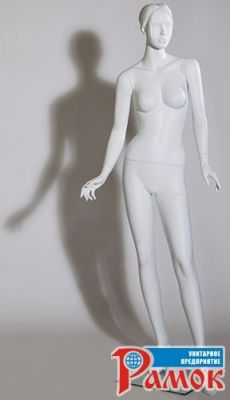 Манекен женский скульптурный белый / CFWW 106