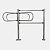 Турникет роторный полуростовой 3V ТРП-515 (с механизмом блокировки)